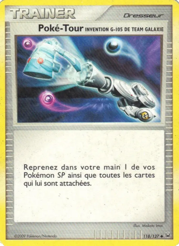 Poké-Tour Invention G-105 de Team Galaxie — carte 118 de l’extension Platine