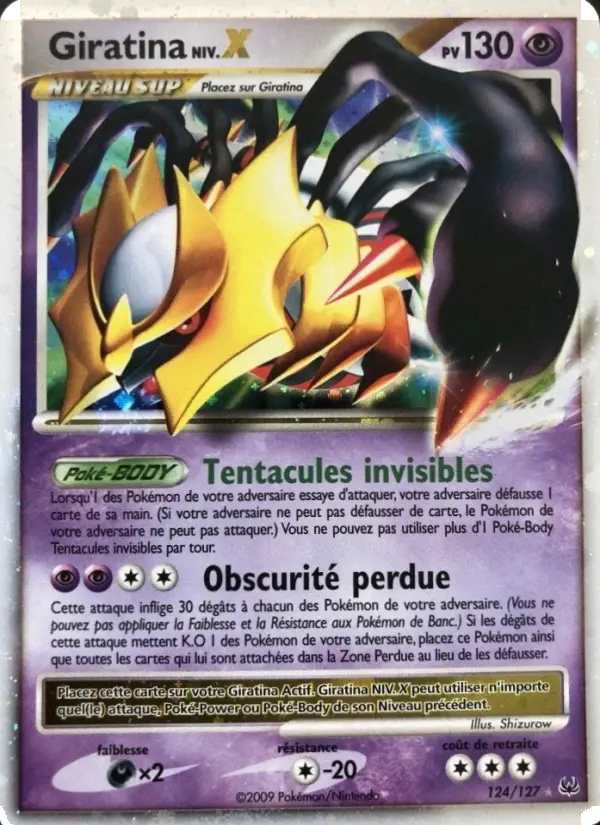 Giratina — carte 124 de l’extension Platine