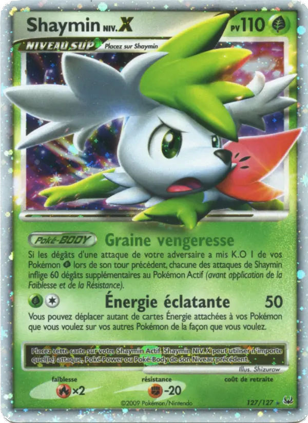 Shaymin — carte 127 de l’extension Platine
