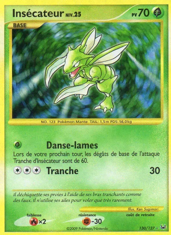 Insécateur — carte 130 de l’extension Platine