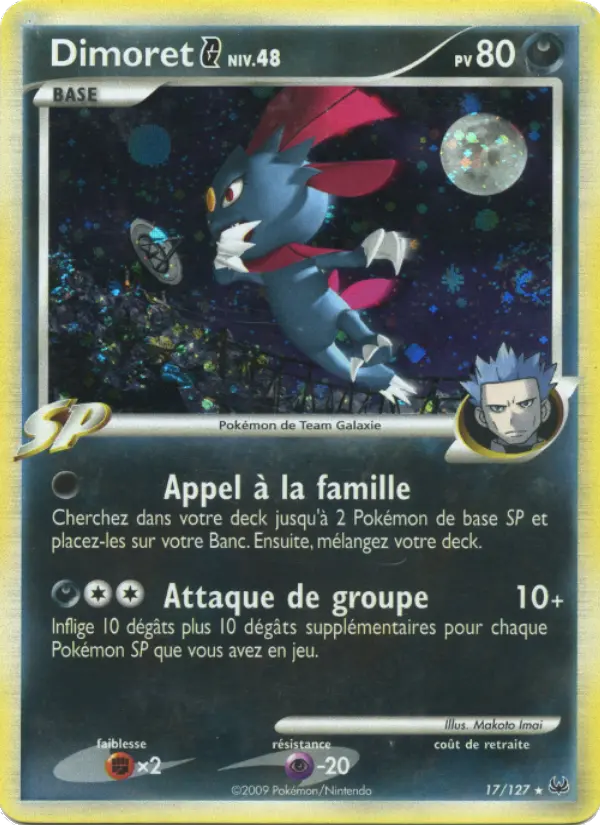 Dimoret — carte 17 de l’extension Platine