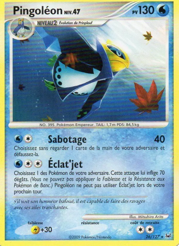 Pingoléon — carte 26 de l’extension Platine