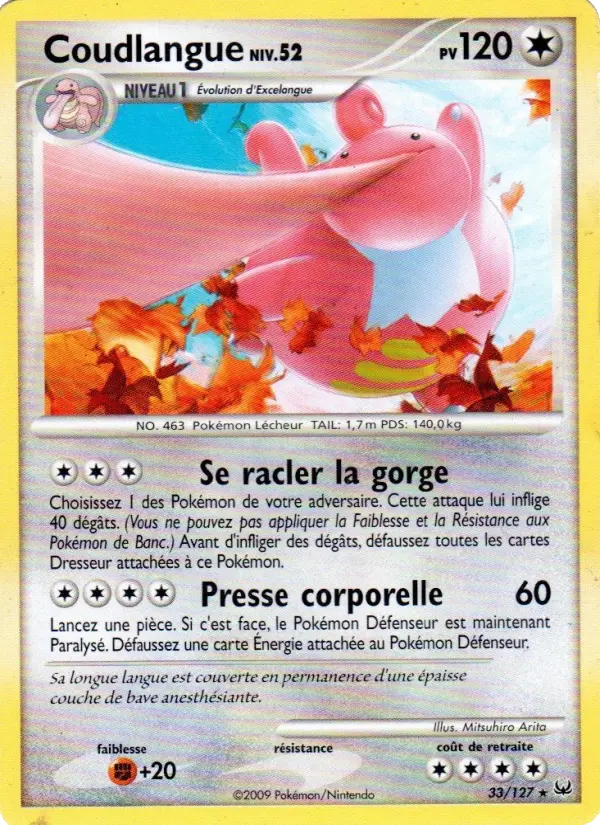 Coudlangue — carte 33 de l’extension Platine
