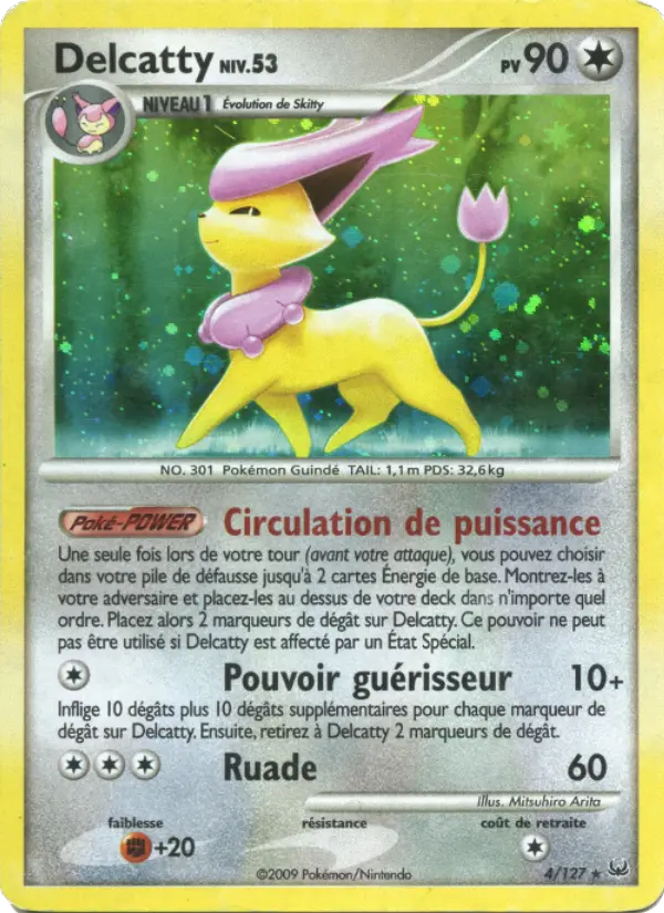 Delcatty — carte 4 de l’extension Platine