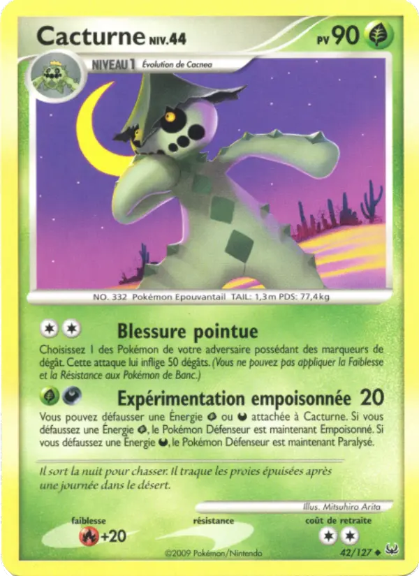 Cacturne — carte 42 de l’extension Platine