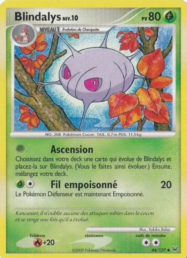 Blindalys — carte 44 de l’extension Platine