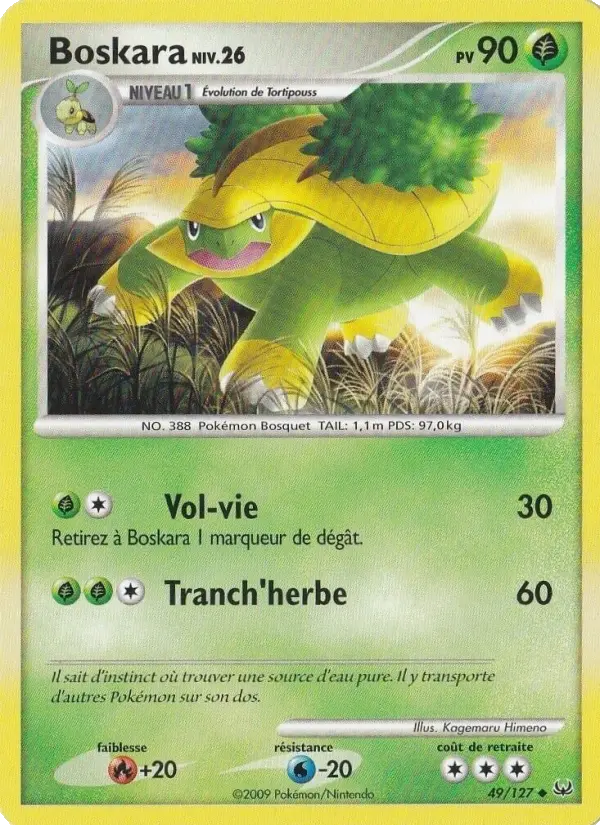 Boskara — carte 49 de l’extension Platine