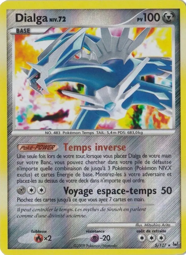 Dialga — carte 5 de l’extension Platine