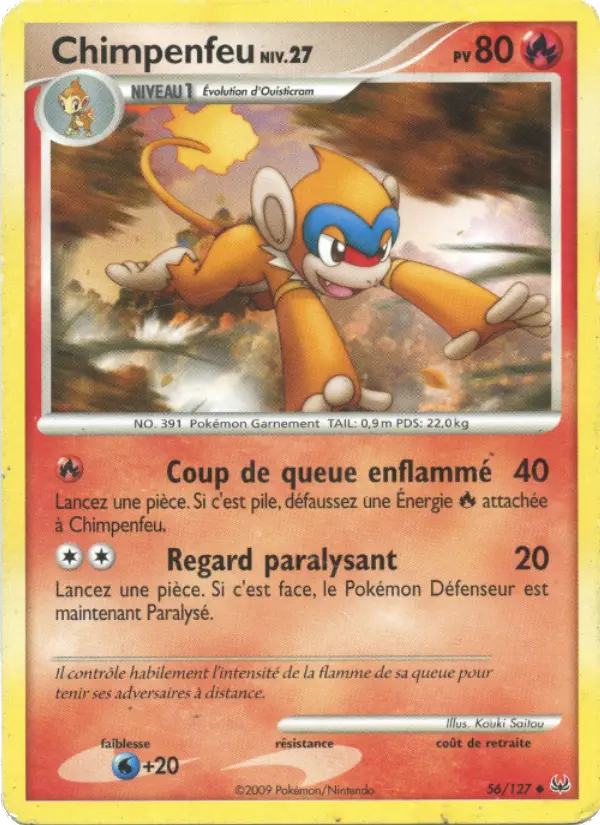 Chimpenfeu — carte 56 de l’extension Platine
