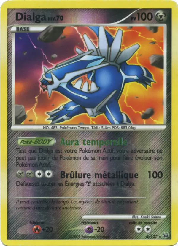 Dialga — carte 6 de l’extension Platine