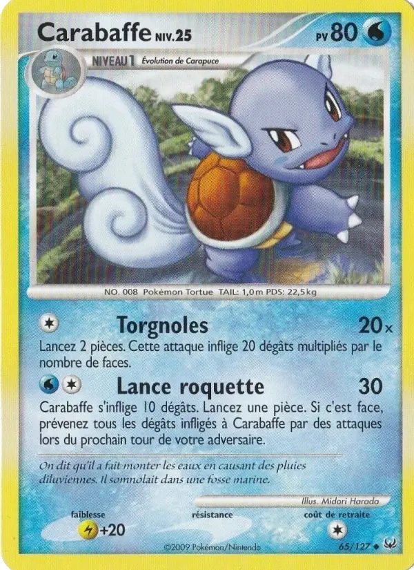 Carabaffe — carte 65 de l’extension Platine
