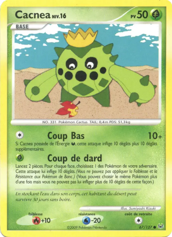 Cacnea — carte 67 de l’extension Platine