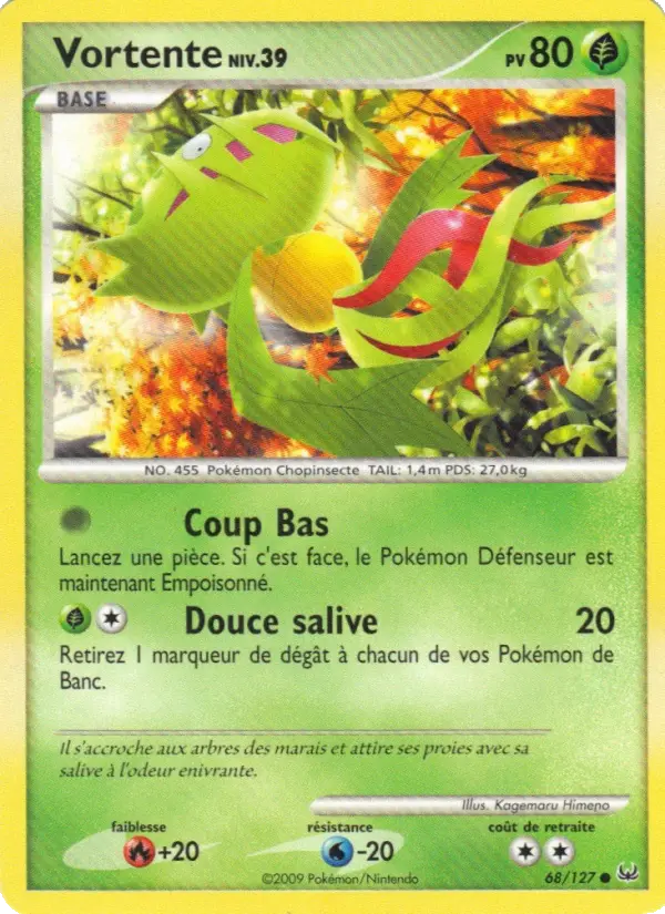 Vortente — carte 68 de l’extension Platine