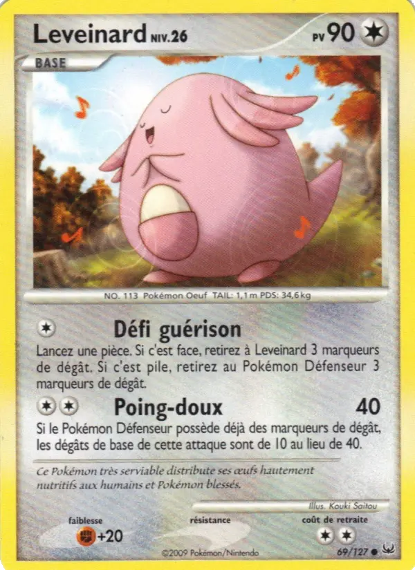 Leveinard — carte 69 de l’extension Platine