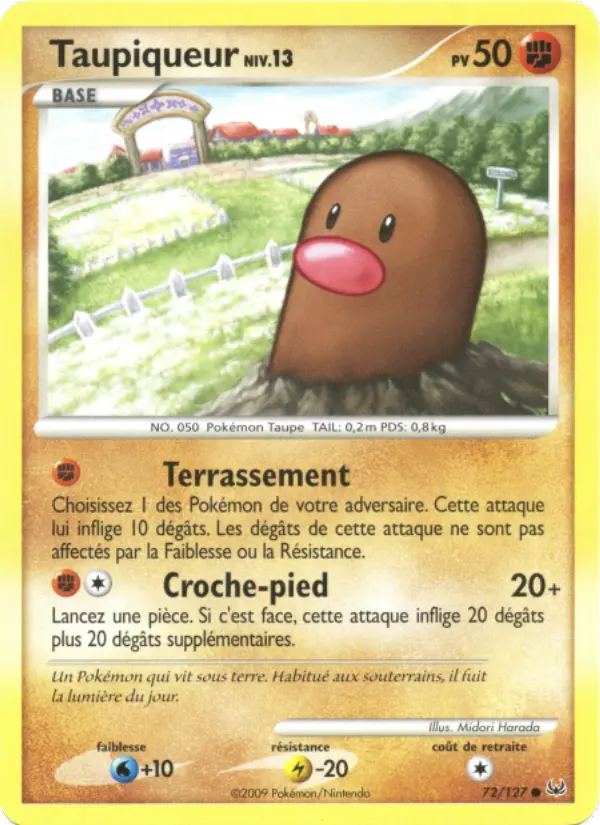Taupiqueur — carte 72 de l’extension Platine