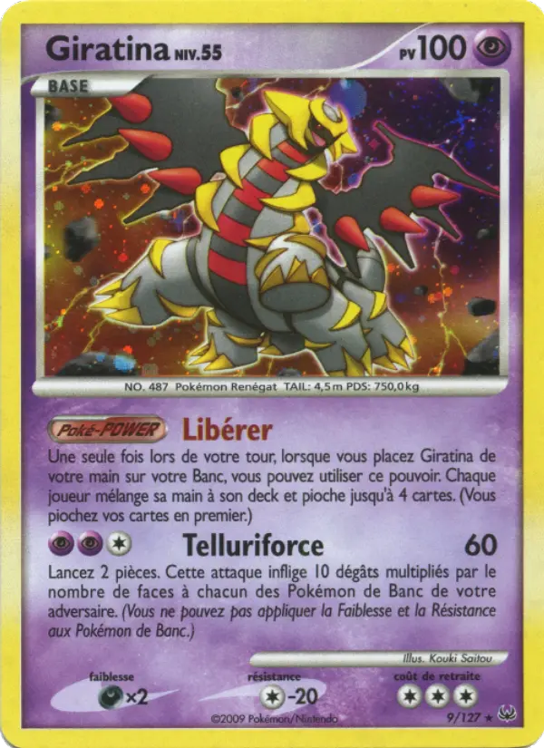Giratina — carte 9 de l’extension Platine