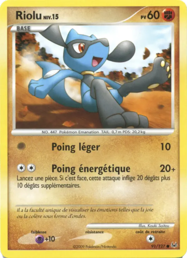 Riolu — carte 91 de l’extension Platine