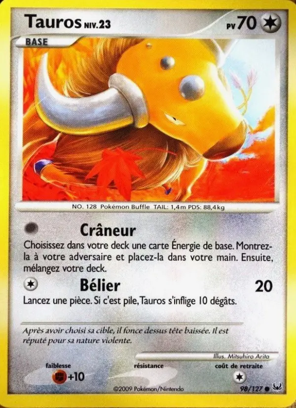 Tauros — carte 98 de l’extension Platine