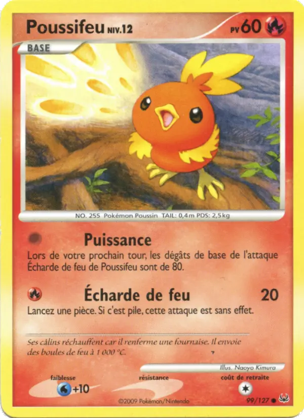 Poussifeu — carte 99 de l’extension Platine
