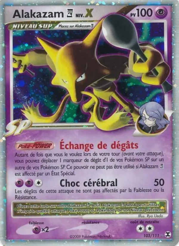Alakazam Niv. X — carte 103 de l’extension Rivaux Émergeants