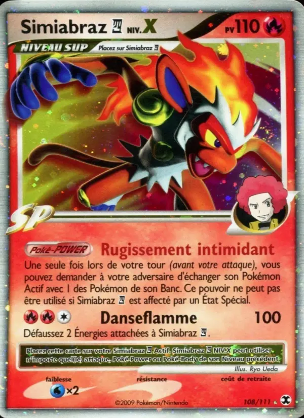 Simiabraz Niv. X — carte 108 de l’extension Rivaux Émergeants