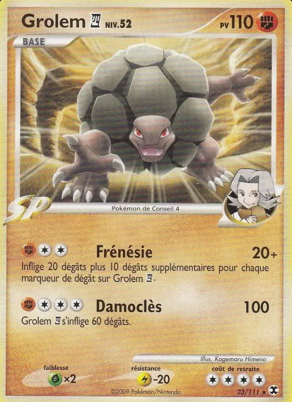 Grolem Niv. 52 — carte 23 de l’extension Rivaux Émergeants