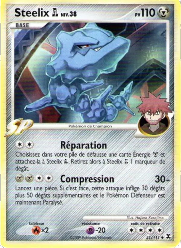 Steelix Niv. 38 — carte 51 de l’extension Rivaux Émergeants