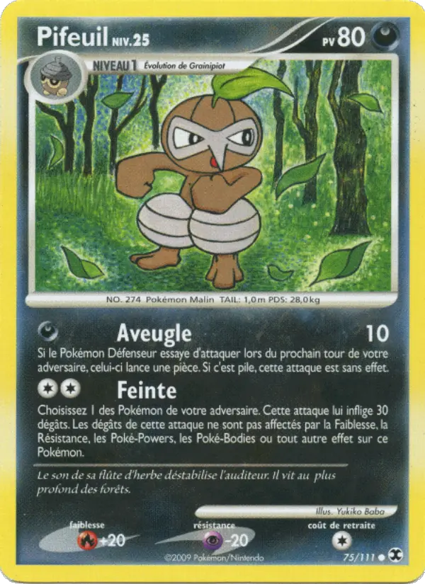 Pifeuil Niv. 25 — carte 75 de l’extension Rivaux Émergeants