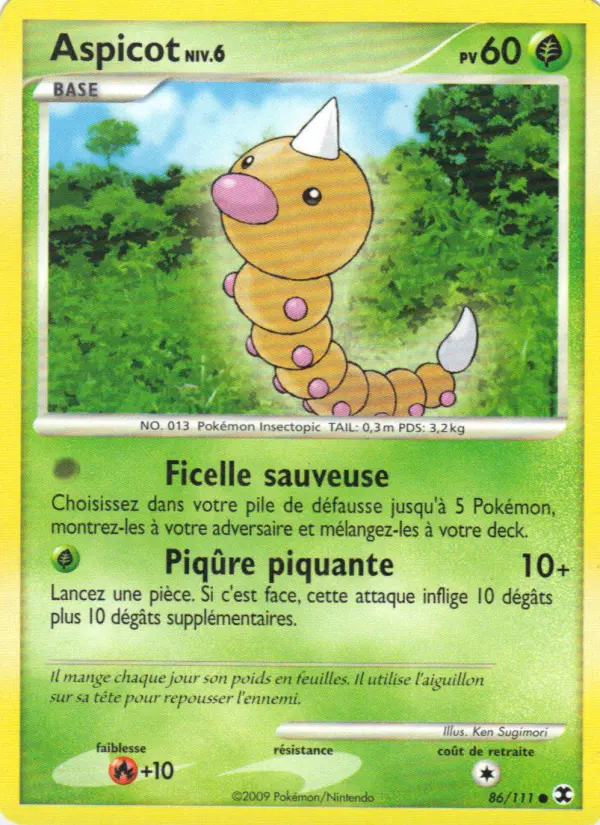 Aspicot Niv. 6 — carte 86 de l’extension Rivaux Émergeants