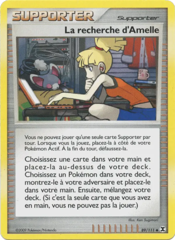 La recherche d'Amelle — carte 89 de l’extension Rivaux Émergeants