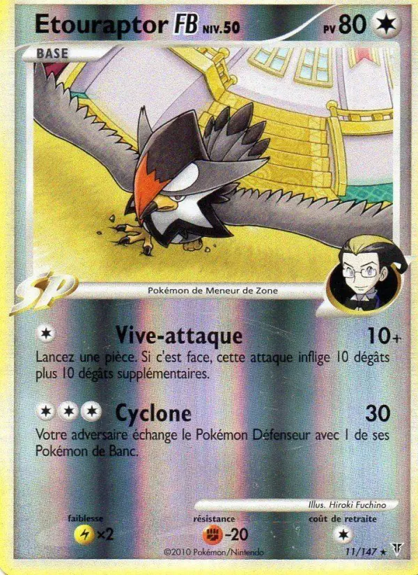 Etouraptor — carte 11 de l’extension Vainqueurs Suprêmes
