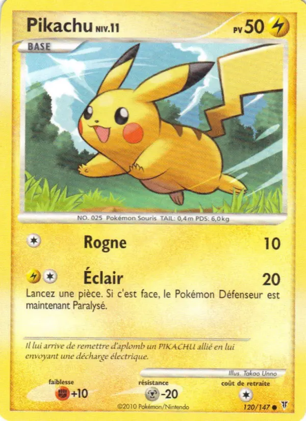 Pikachu — carte 120 de l’extension Vainqueurs Suprêmes