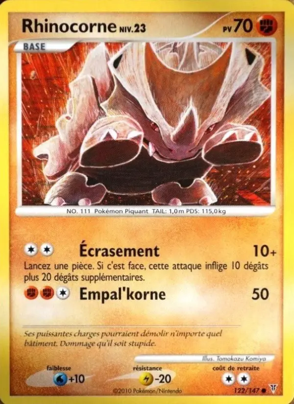 Rhinocorne — carte 122 de l’extension Vainqueurs Suprêmes