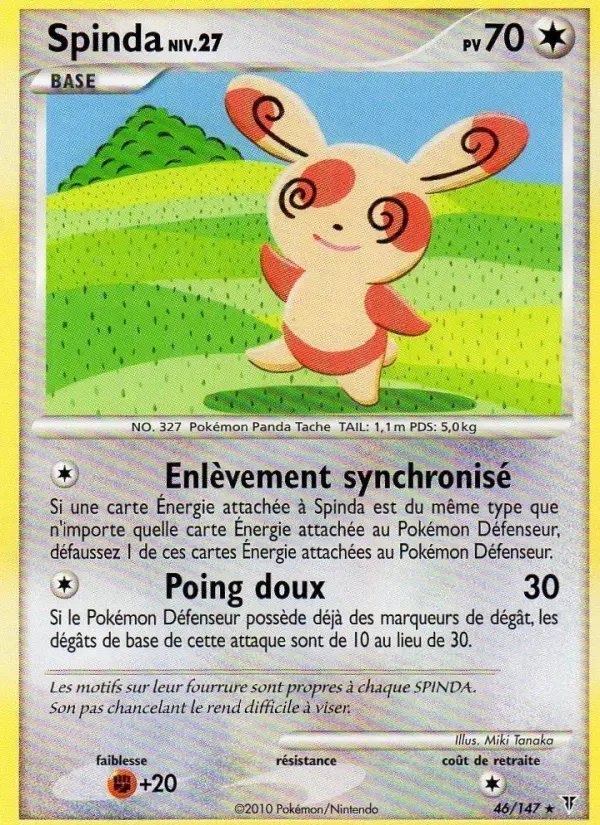 Spinda — carte 46 de l’extension Vainqueurs Suprêmes