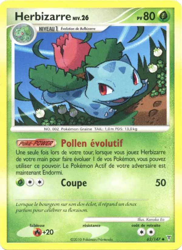 Herbizarre — carte 62 de l’extension Vainqueurs Suprêmes
