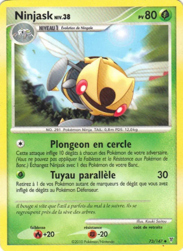 Ninjask — carte 73 de l’extension Vainqueurs Suprêmes