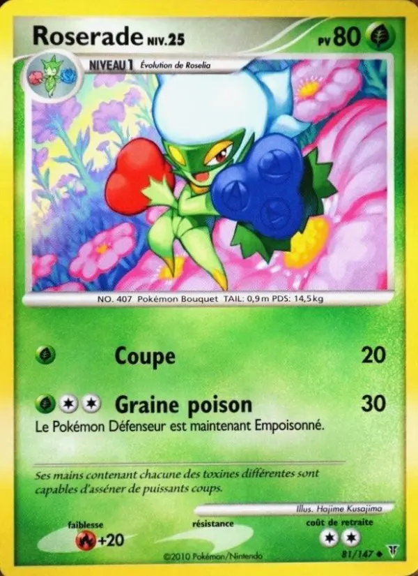 Roserade — carte 81 de l’extension Vainqueurs Suprêmes