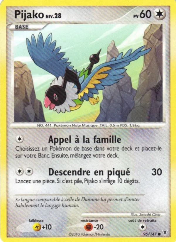 Pijako — carte 95 de l’extension Vainqueurs Suprêmes