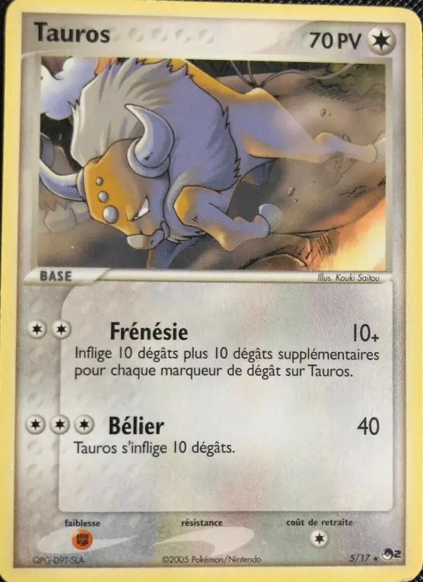 Tauros — carte 5 de l’extension POP Série 2