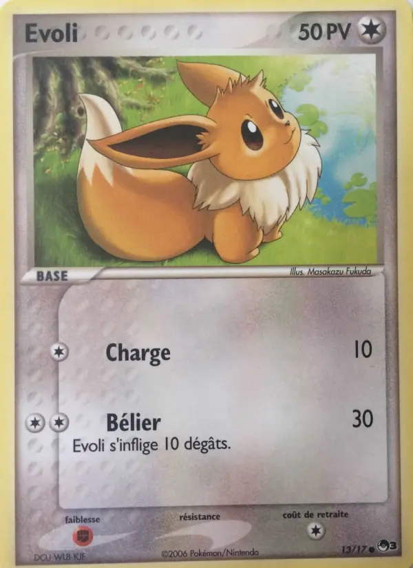 Evoli — carte 13 de l’extension POP Série 3