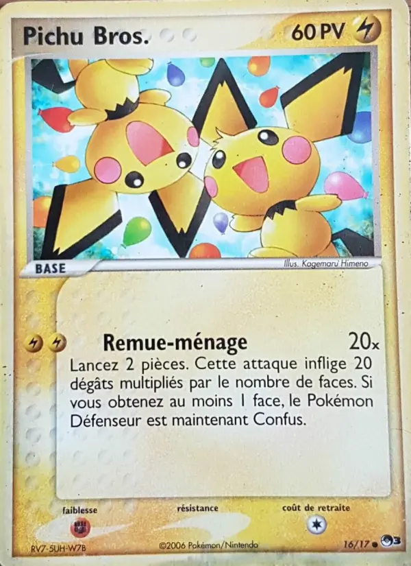 Pichu Bros. — carte 16 de l’extension POP Série 3