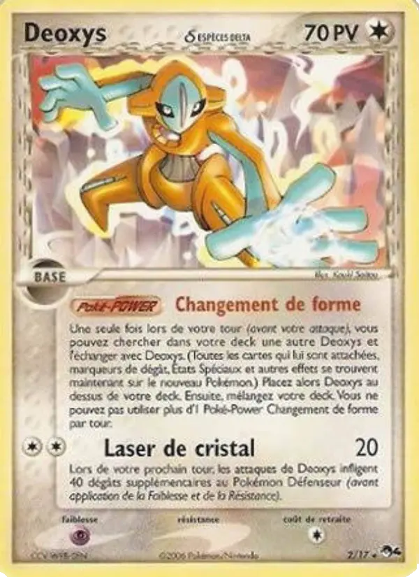 Deoxys δ — carte 2 de l’extension POP Série 4