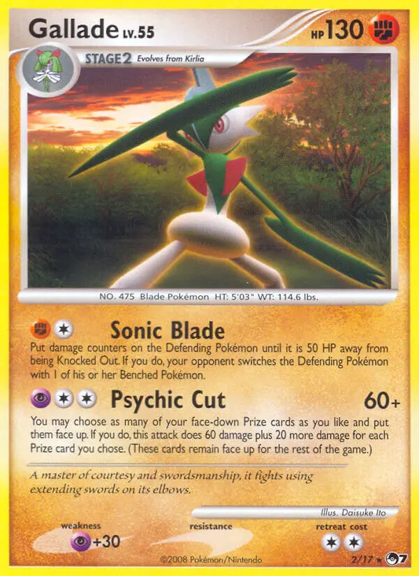 Gallade — carte 2 de l’extension POP Série 7