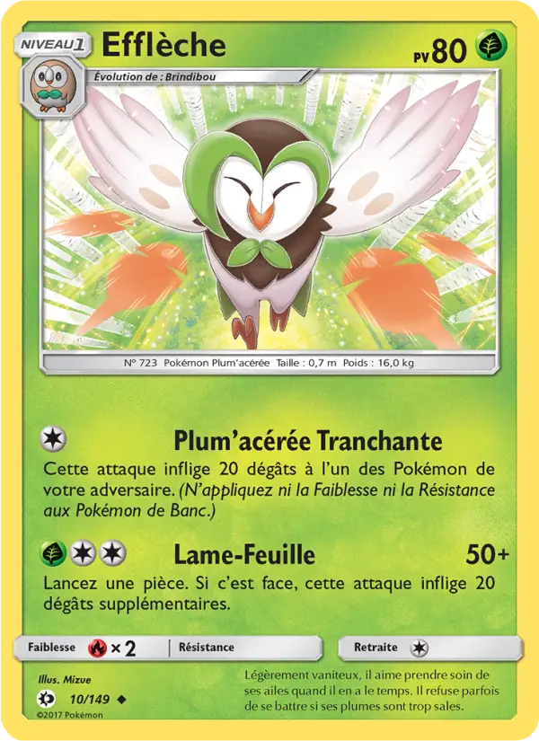 Efflèche — carte 10 de l’extension Soleil et Lune