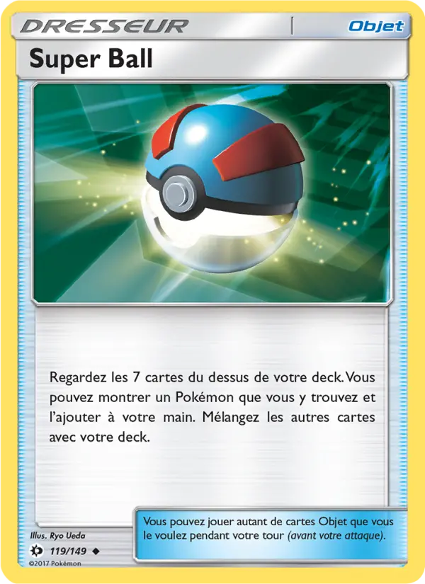 Super Ball — carte 119 de l’extension Soleil et Lune