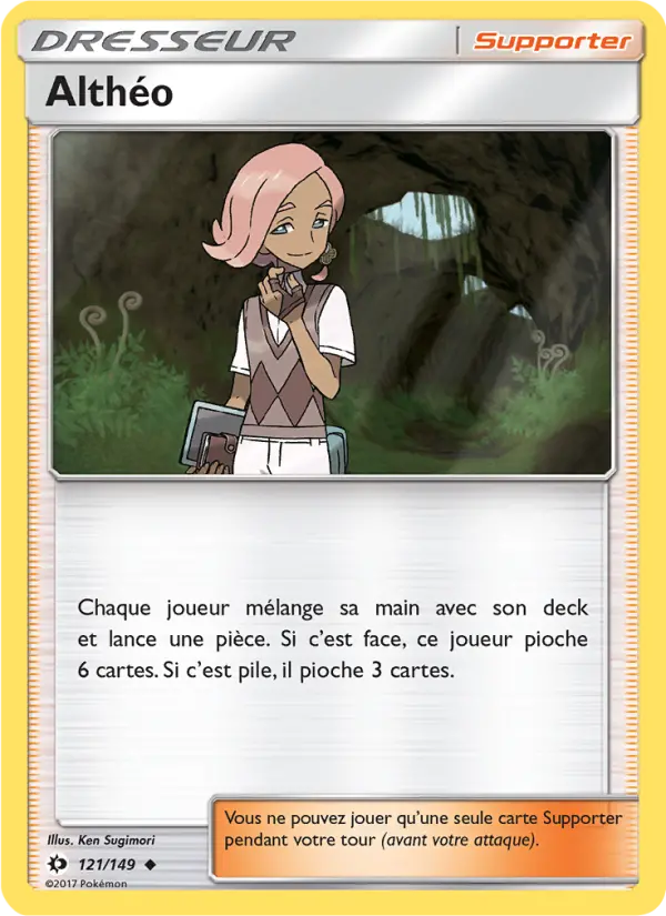 Althéo — carte 121 de l’extension Soleil et Lune