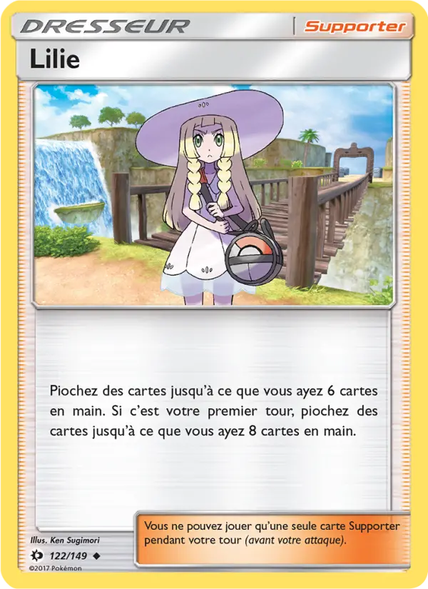 Lilie — carte 122 de l’extension Soleil et Lune