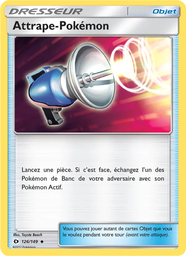 Attrape-Pokémon — carte 126 de l’extension Soleil et Lune