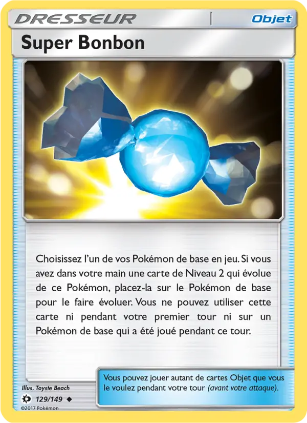 Super Bonbon — carte 129 de l’extension Soleil et Lune