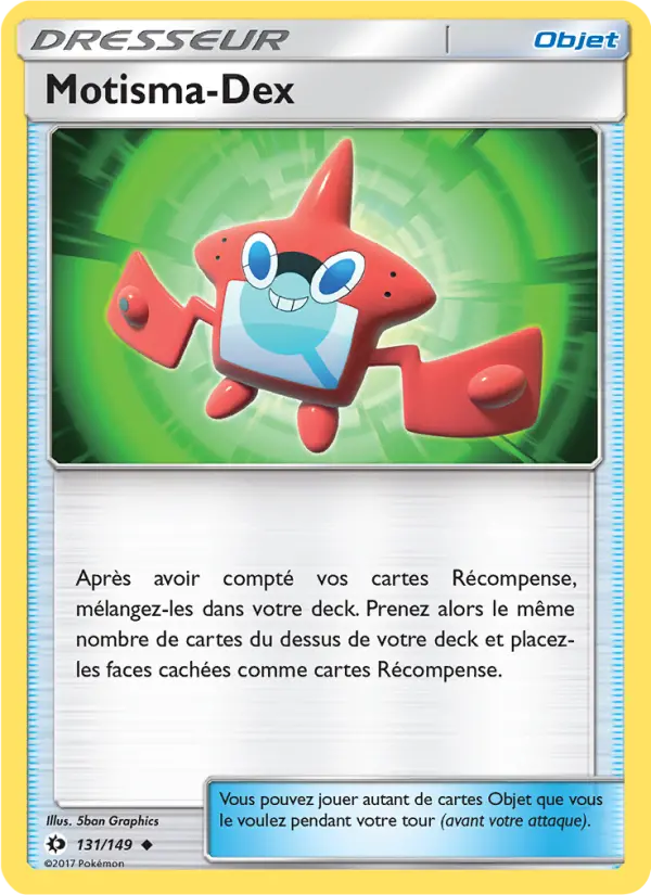 Motisma-Dex — carte 131 de l’extension Soleil et Lune